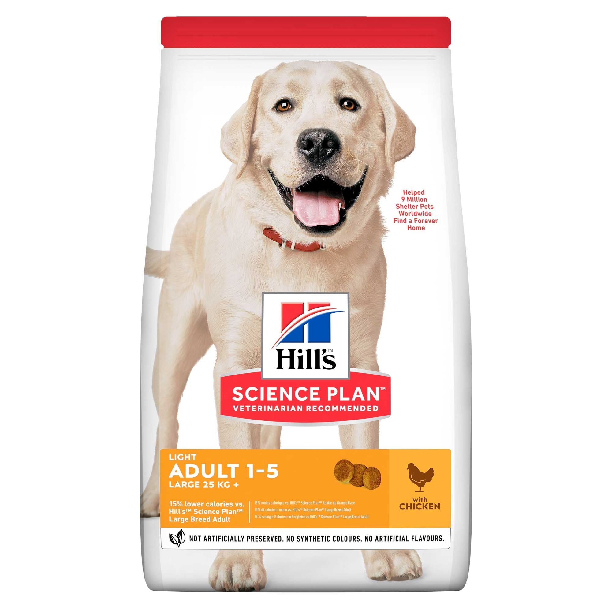 Hill´s Canine large light maistas šunims su vištiena 14kg. -  2