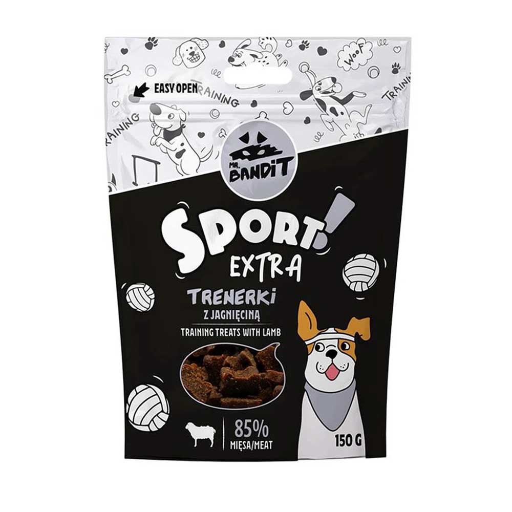Mr. Bandit SPORT EXTRA skanėstai šunims su ėriena, 150 g -  2