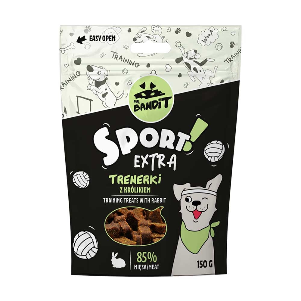 Mr. Bandit SPORT EXTRA skanėstai šunims su triušiena, 150 g -  2