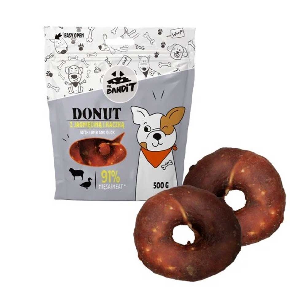 Mr. Bandit Donut skanėstai šunim-spurgytės su ėriena ir antiena, 500 g -  3
