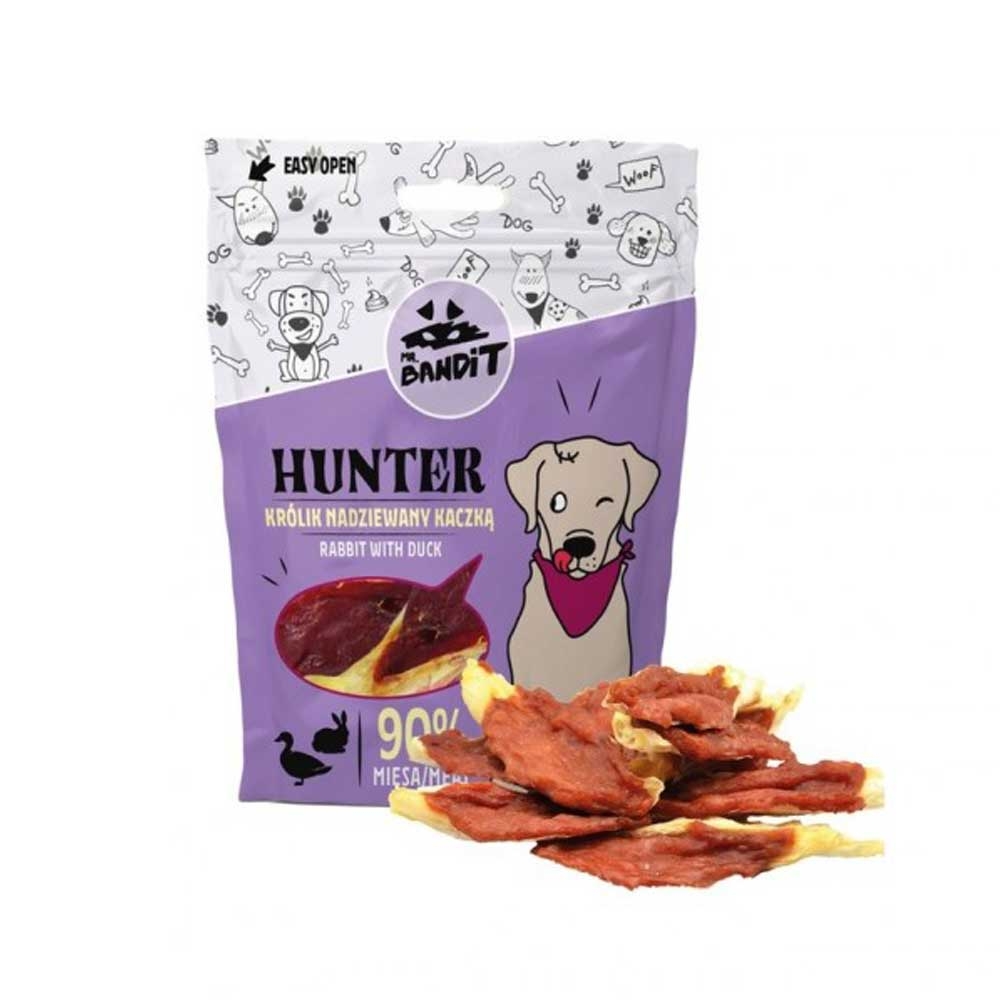 Mr. Bandit Hunter skanėstai šunims - triušio ausys su antiena, 500 g -  3