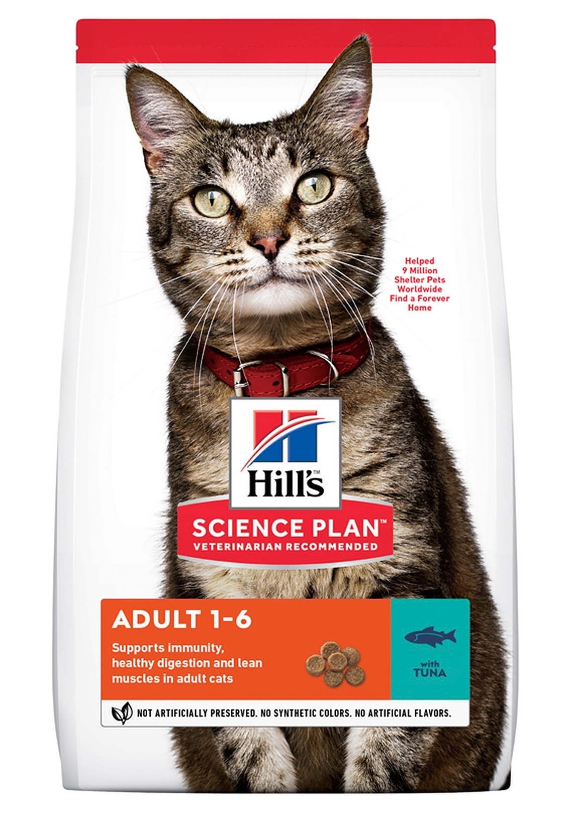 Hill´s Science Plan Adult maistas katėms su tunu, 3 kg -  3