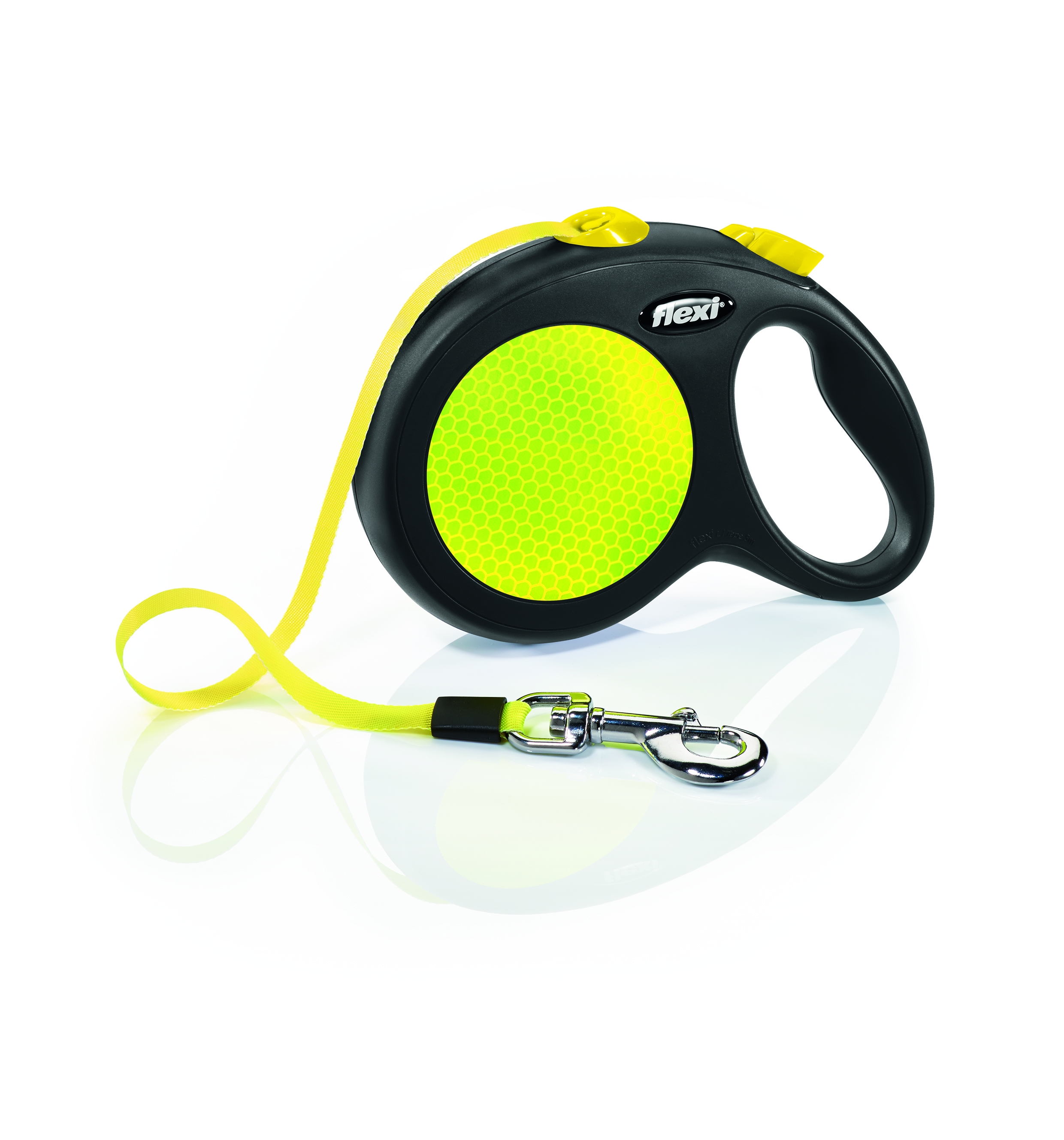 Flexi Neon automatinis juostinis pavadėlis L/5 m, neoninis -  2