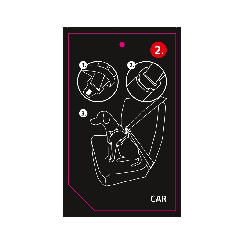 Rukka Car automobilinės petnešos, L, 65-80 cm, juodos -  7