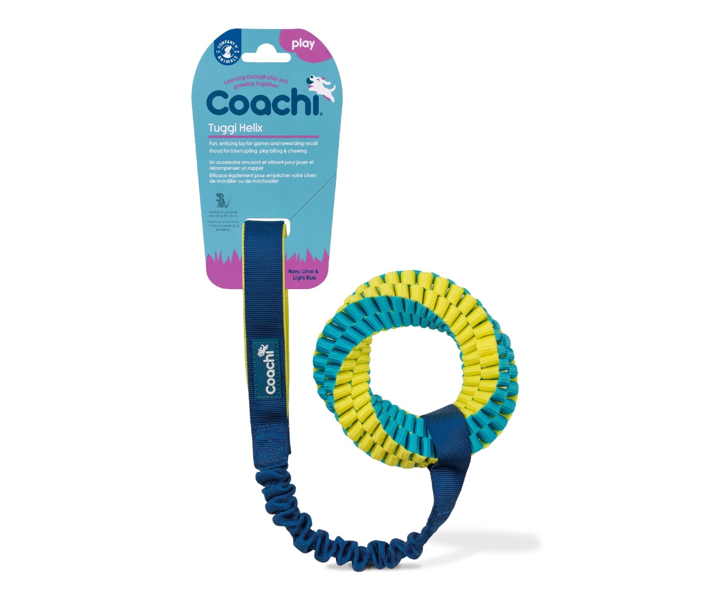 Coachi Tuggi Helix treniruočių žaislas šunims, 52 cm -  2