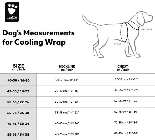 Hurtta Cooling Wrap vėsinanti liemenė, 40-50 cm, žydra -  2