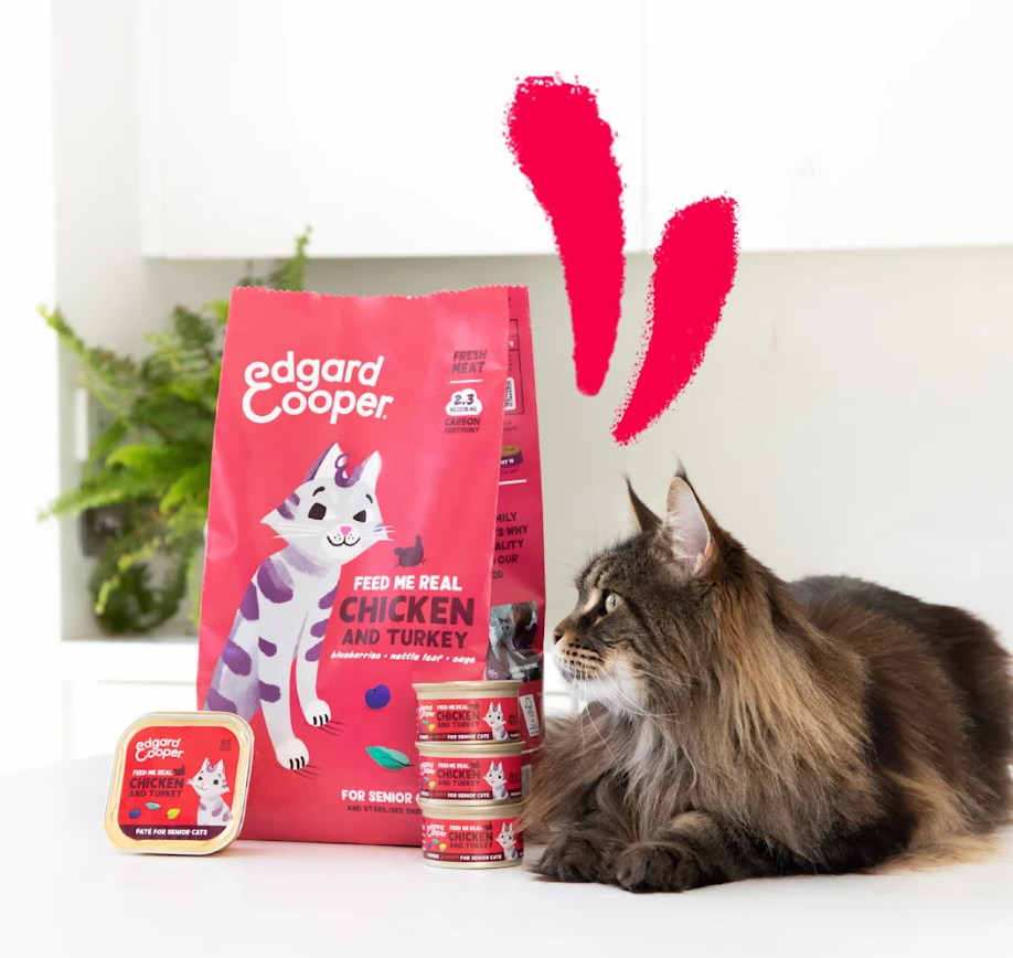 Edgard & Cooper maistas katėms senjorėms su vištiena ir kalakut, 2kg -  3
