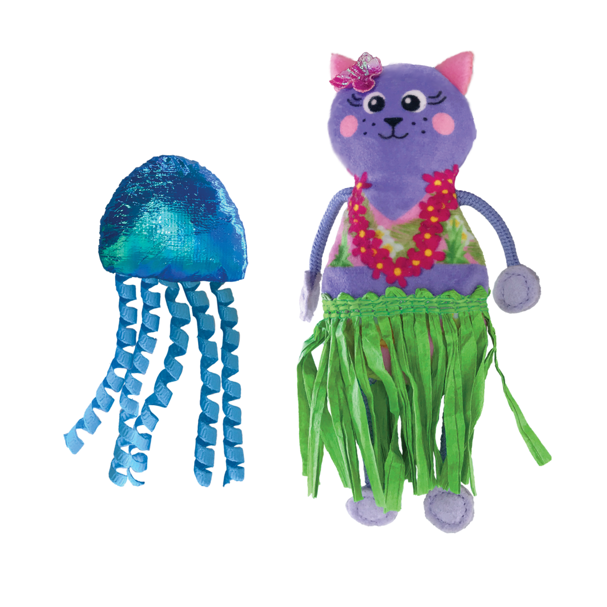 KONG Tropics Hula 2in1 žaislas katėms -  2