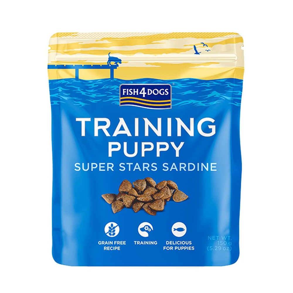 Fish4Dogs Training Puppy treniruočių skanėstai su sardine, 150 g -  2