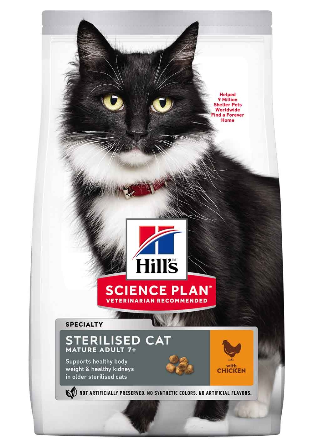 Hill´s Science Plan Sterilised Mature maistas su višt. 1,5kg -  6