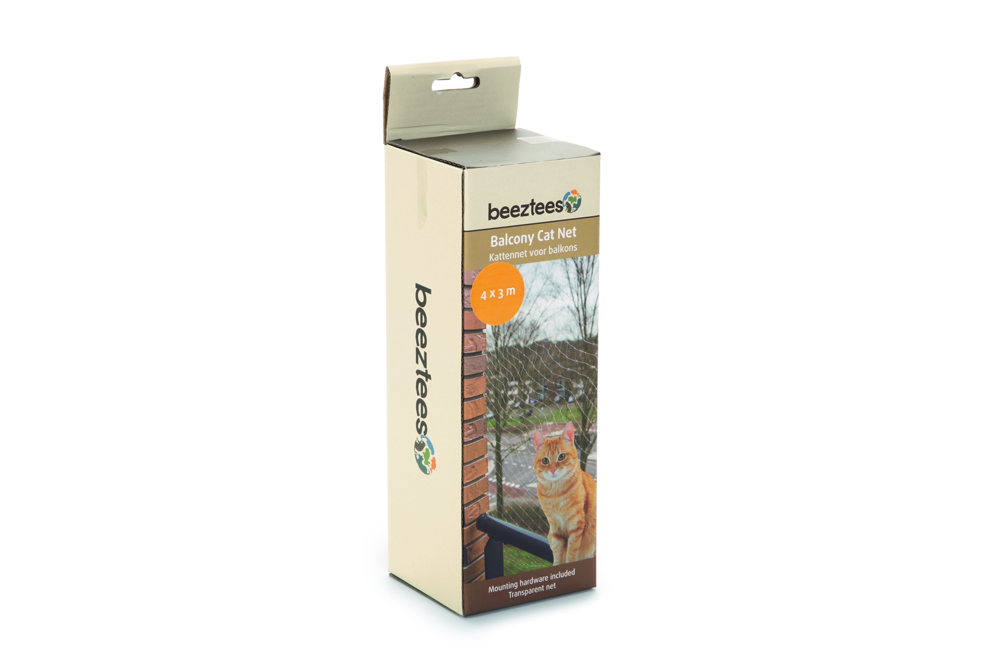 Beeztees Balcony balkono tinklas katėms, 4 x 3 m -  2