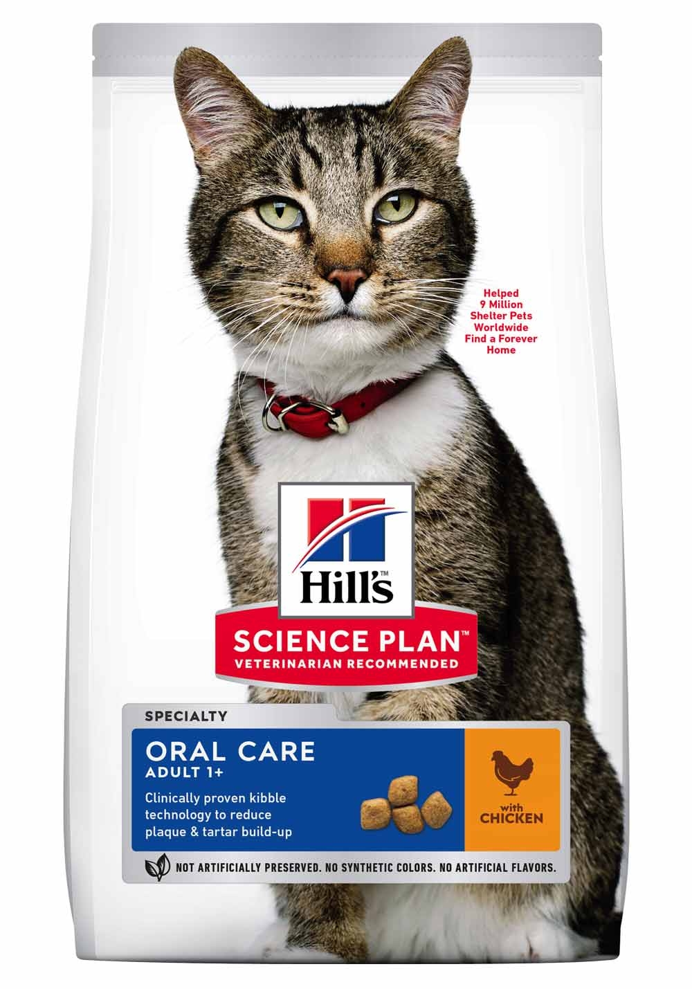 Hill´s Science Plan Oral Care maistas katėms su vištiena, 1,5kg -  6