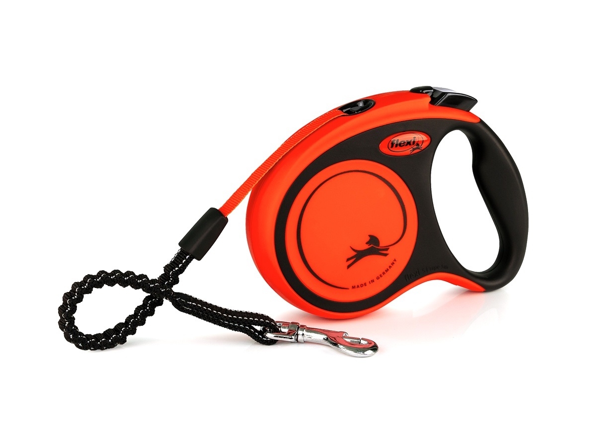 Flexi Xtreme automatinis juostinis pavadėlis L/5 m, oranžinis -  2
