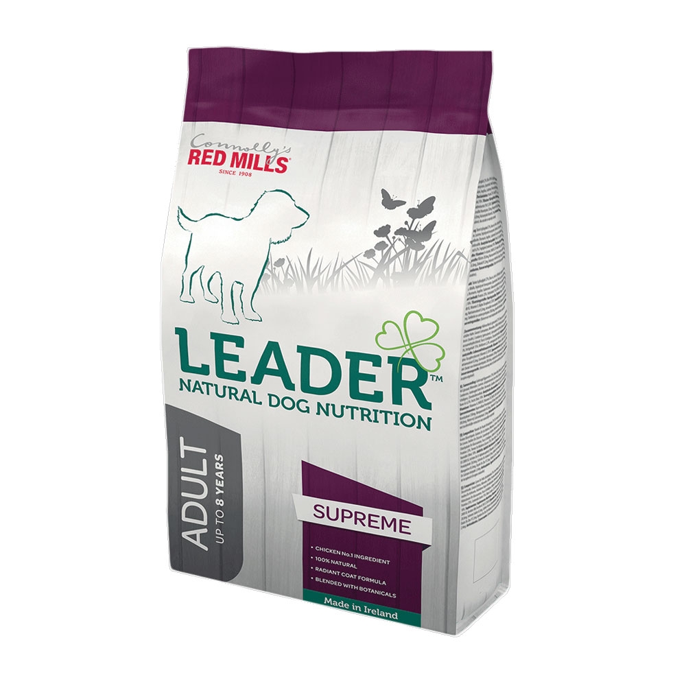 Leader Adult Supreme Medium sausas maistas vid. veislių šunims, 12 kg -  2