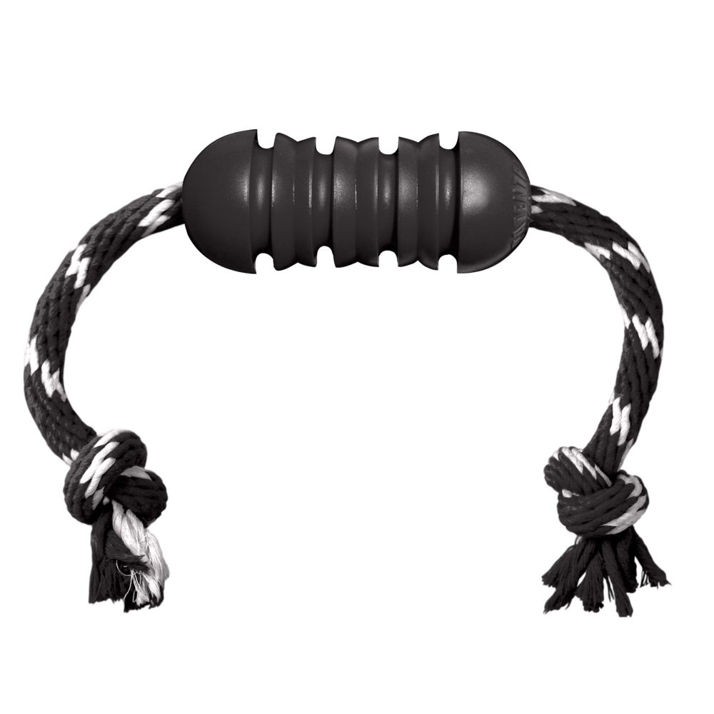 KONG Extreme Dental Rope žaislas šunims, M dydžio, juodas -  2