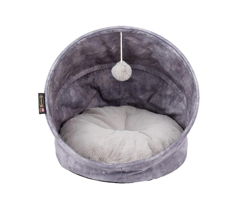 Scruffs Kensington guolis katėms, 44x44x48cm, pilkas -  8
