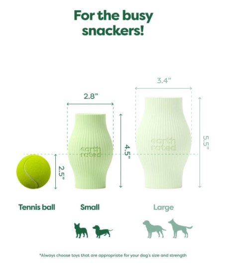 Earth Rated skanėstais užpildomas žaislas, S dydžio -  3