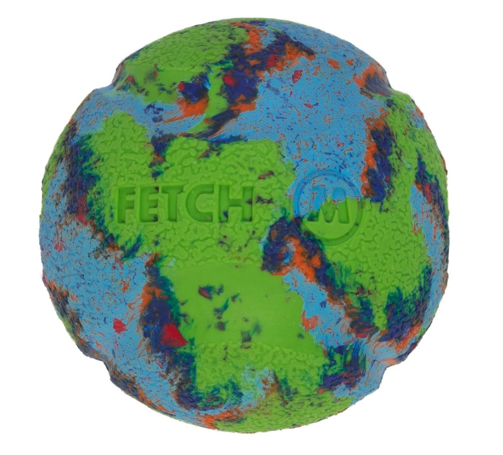 Chuckit Eco Fetch kamuoliukas šunims, M dydis, 6,4 cm -  2