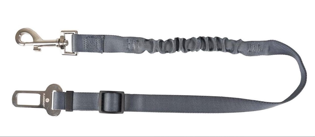 Flamingo Ruka Anti-Shock saugos diržas, L dydis, 60-80 cm/25mm, pilkas -  2