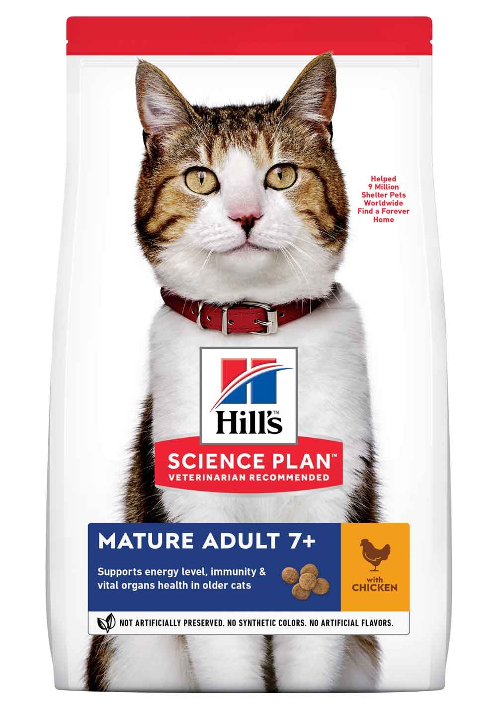 Hill's Science Plan Mature maistas katėms-senjorėms su višt. 1,5 kg -  6
