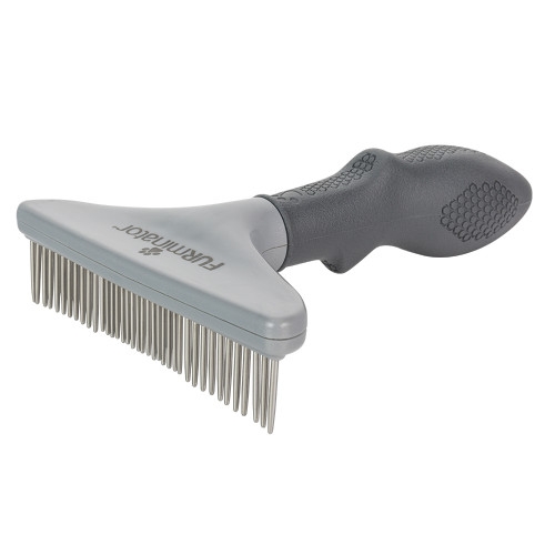 Furminator metalinės šukos-grėbliukas šunims ir katėms -  2