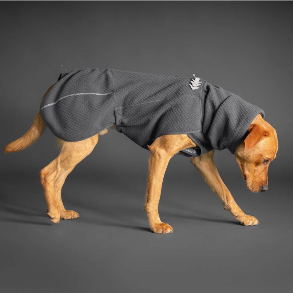 Hurtta Midlayer ECO šildanti striukė šunims, 25 cm, pilka -  3