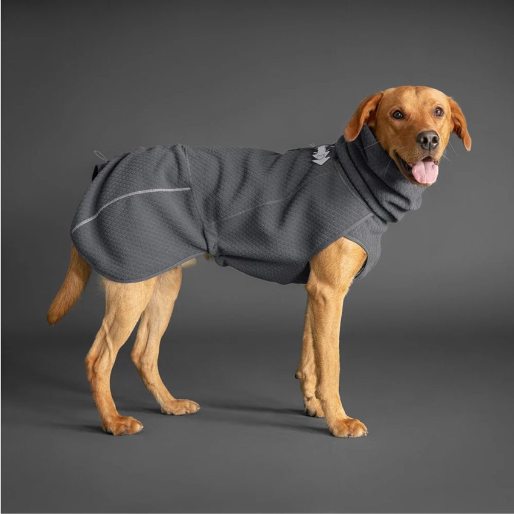 Hurtta Midlayer ECO šildanti striukė šunims, 55cm, pilka -  3