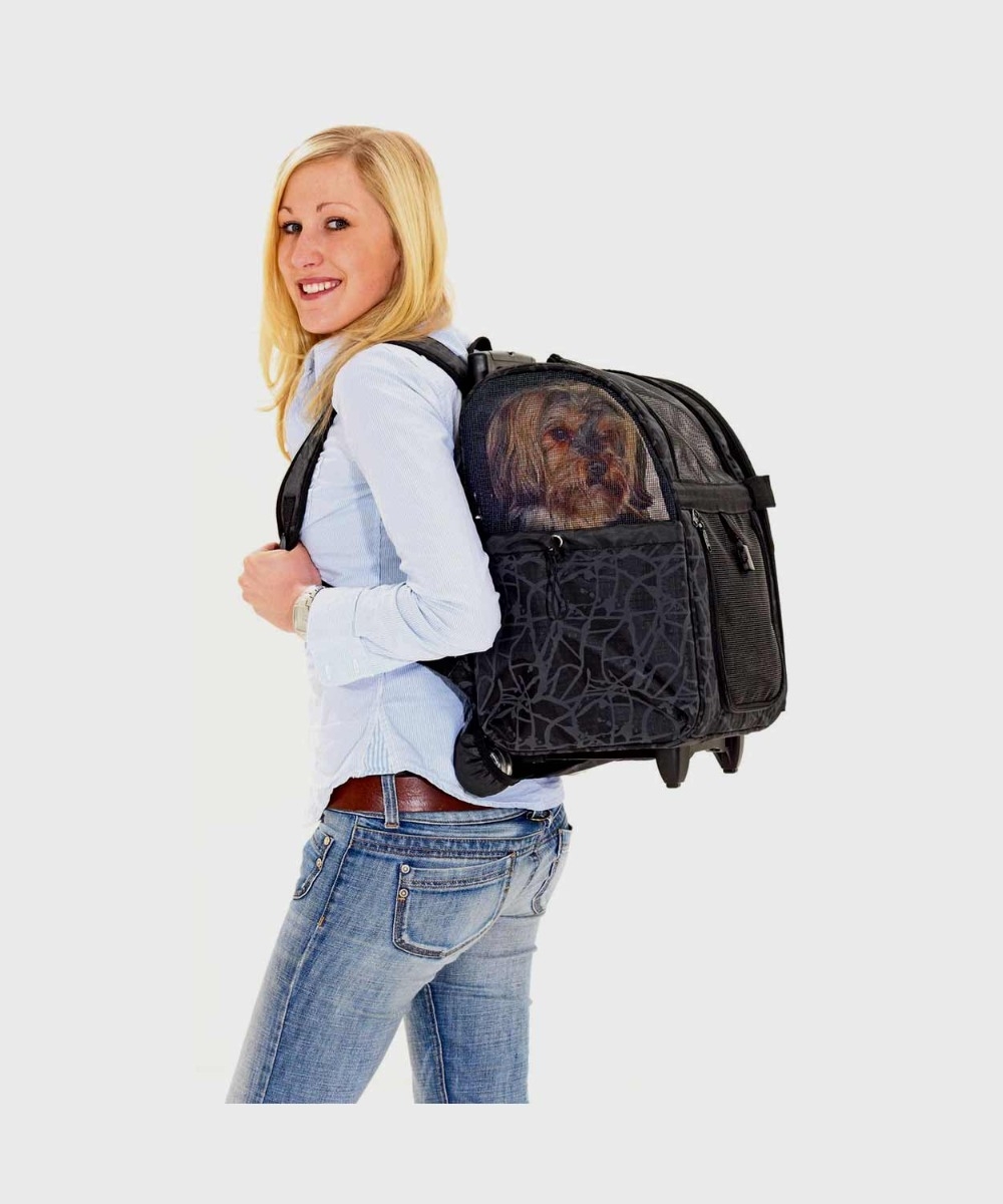 Flamingo Smart Trolley kelioninis krepšys, 32x29x52cm, juodas -  4