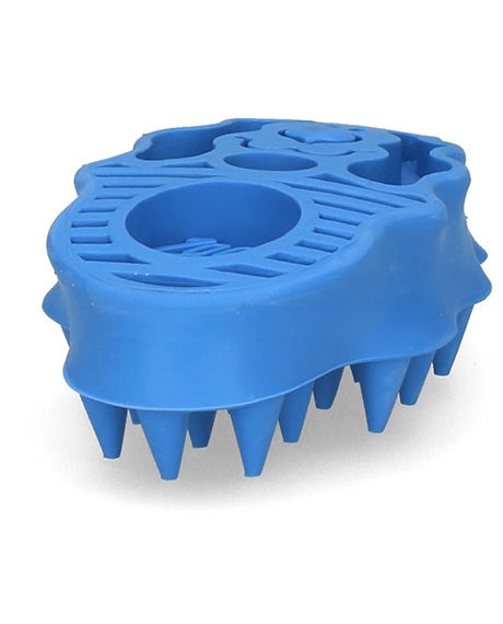 Kong Zoomgroom guminis šepetys, L dydis, mėlynas -  3