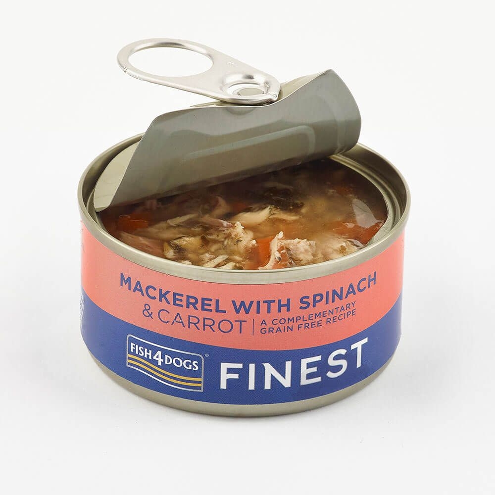 Fish4Dogs Finest konservai šunims su skumbre ir daržovėmis, 85g -  3