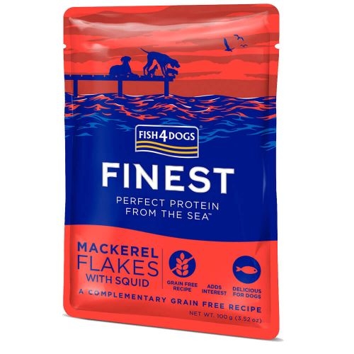 Fish4Dogs Finest konservai šunims su skumbre ir kalmaru, 100 g -  3