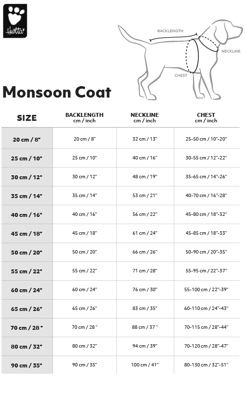 Hurtta Monsoon Eco lietpaltis, 30 cm, oranžinis -  2