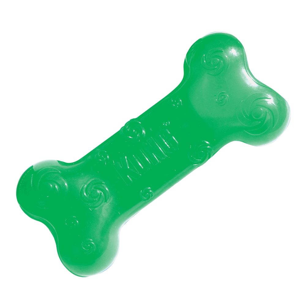 KONG Squeezz Bone žaislas šunims, M dydžio, 13 cm, įv. spalvų -  2