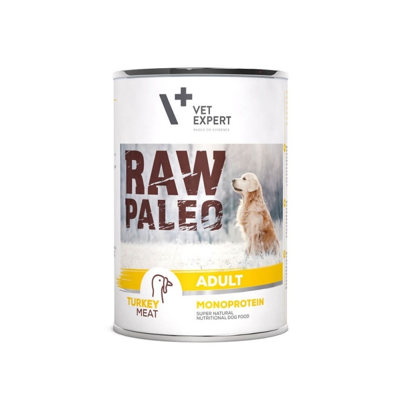 Raw Paleo Adult konservai šunims su kalakutiena, 400 g -  2