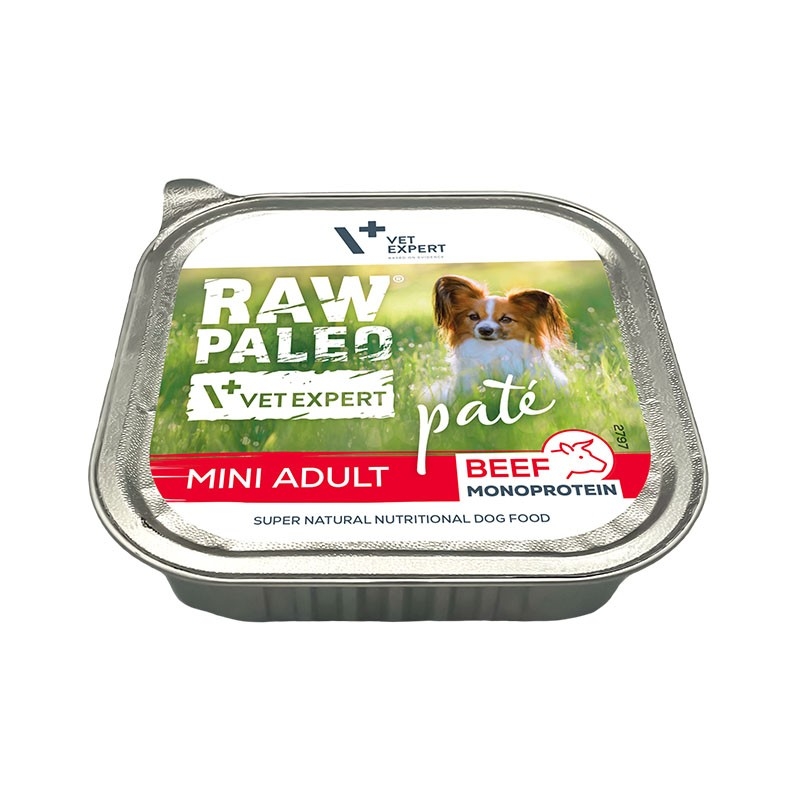 Raw Paleo Pate Mini Adult paštetas šunims su jautiena, 150 g -  3
