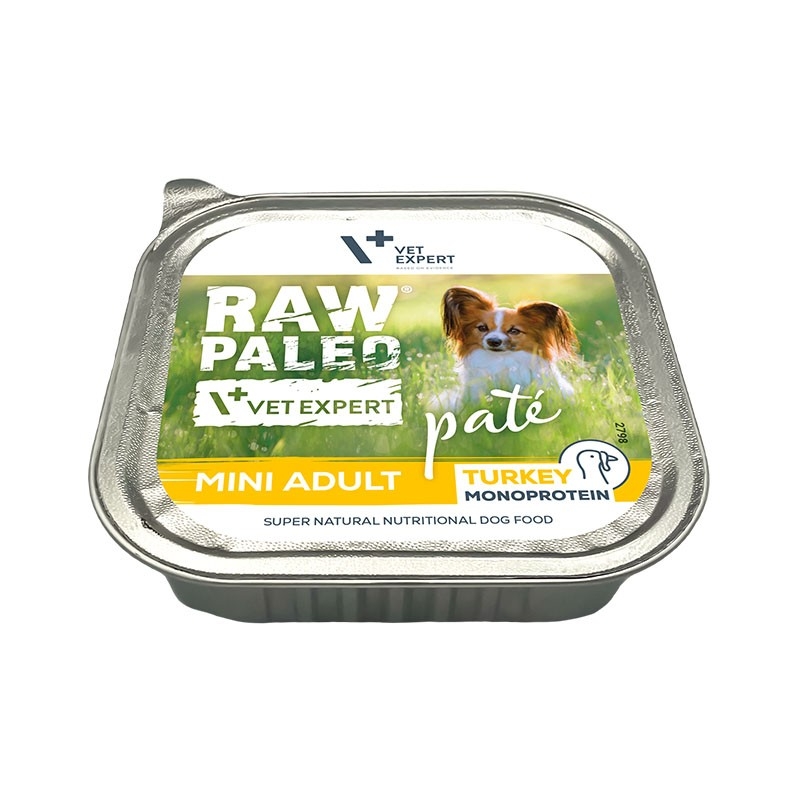 Raw Paleo Pate Mini Adult paštetas šunims su kalakutiena, 150 g -  3