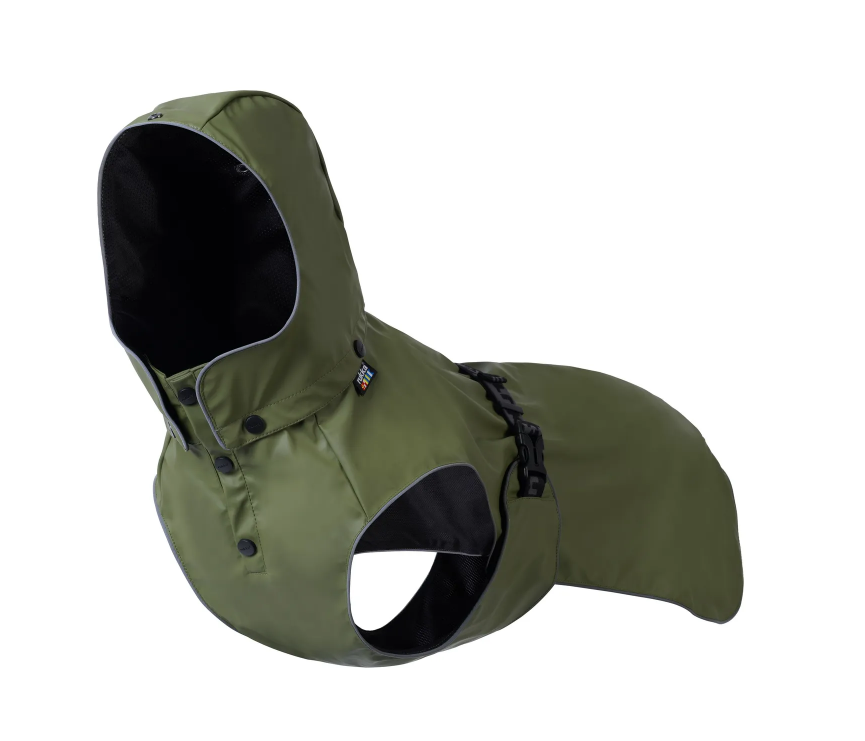 Rukka Streamy ECO lietpaltis šunims, 40 cm, chaki sp. -  9