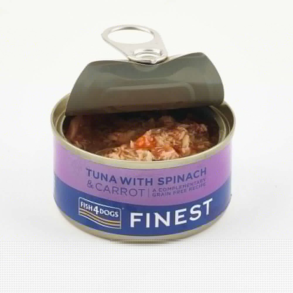 Fish4Dogs Finest konservai šunims su tunu ir morkomis, 85 g -  3