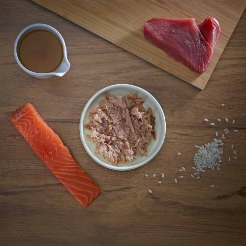 F4C KONSERVAI KATĖMS SU TUNU IR LAŠIŠA, 70G -  3