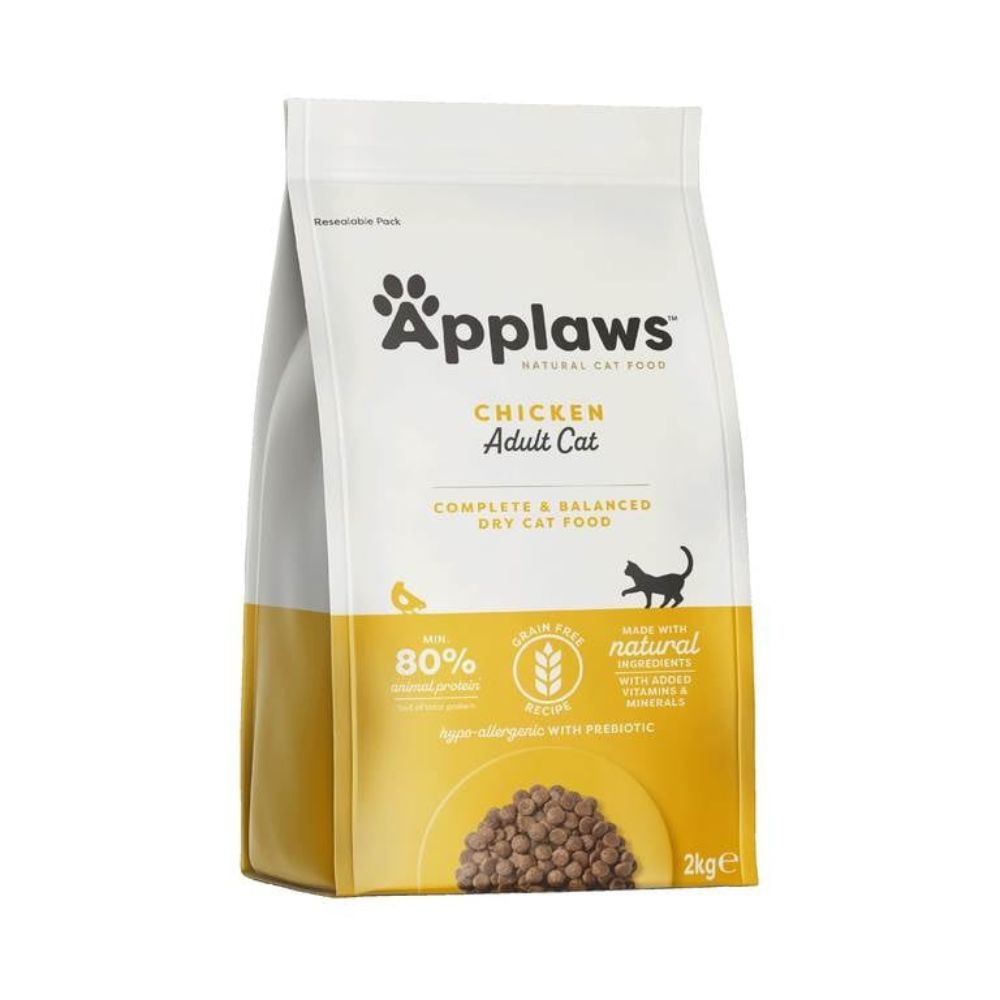 Applaws sausas maistas katėms su vištiena, 2 kg -  2