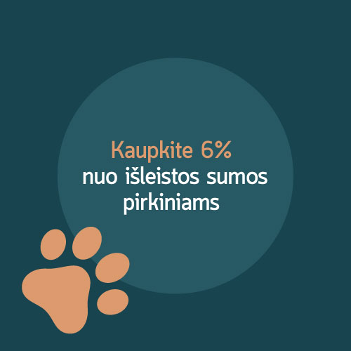 Kaupkite 6% pirkiniams